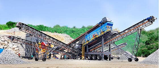 Mobile Crushing Plant For Highway Construction in Malaysia