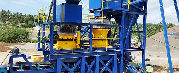 250t/h construction sand aggregates production line in Indonesia