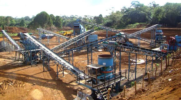 200t/h Aggregates Production Line for Hydro-electricity Power Station in Cameroon