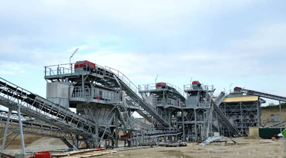 450t/h Construction Aggregates Production Line in France