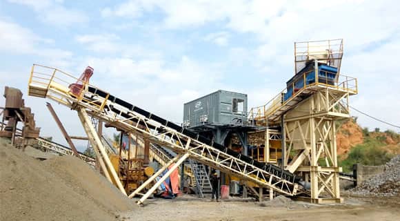 300t/h Construction Aggregates Production Line in Indonesia