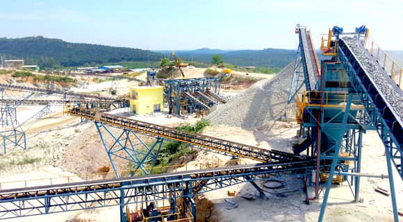 800t/h Construction Aggregates Production Line in Malaysia