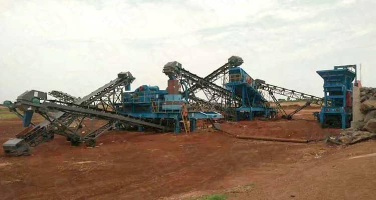 mobile crushing plant