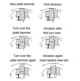 crusher plate hammer