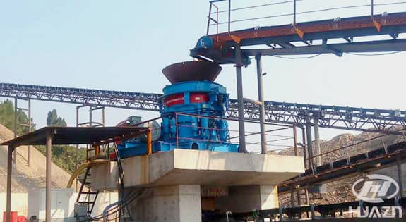 HPY cone crusher application1