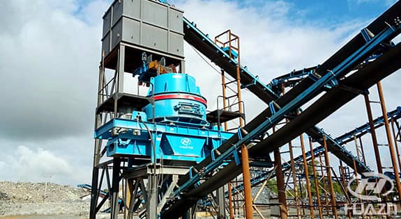 PLS vertical impact crusher application 1