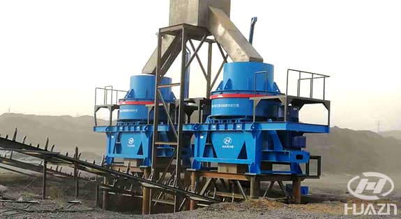 PLS vertical impact crusher application 2