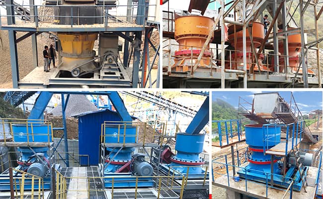 gpy cone crusher customer application