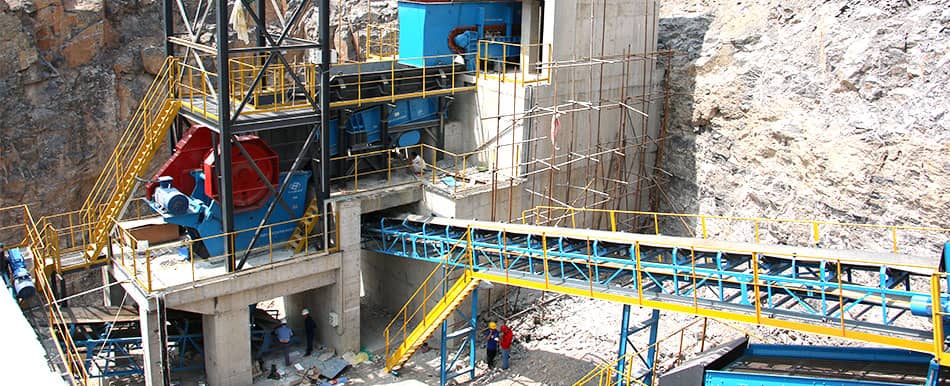 crusher customer site application