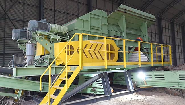 construction waste treatment production line 