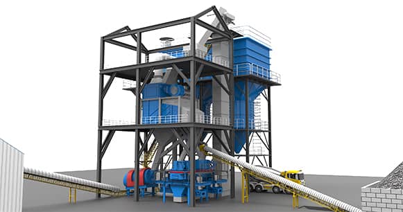 modularized sand production line