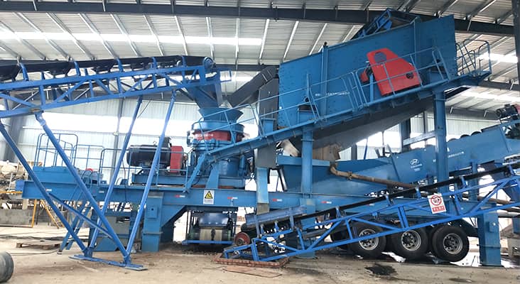 mobile crushing plant