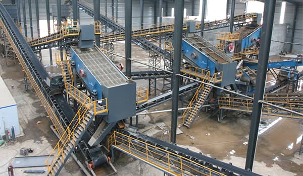 modern and green sand production line