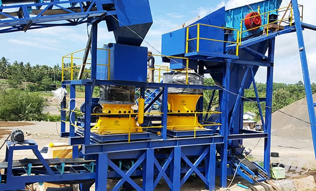 rock cone crusher difference