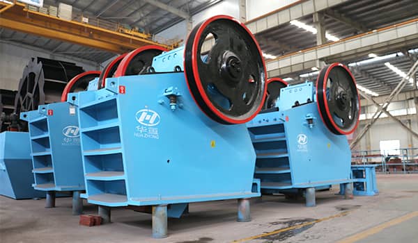 Stone jaw crusher inspection 