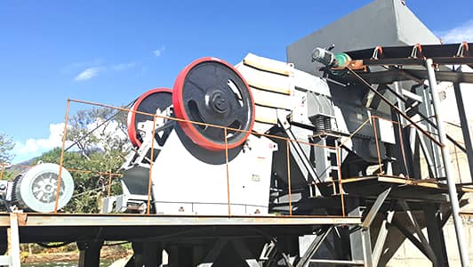 jaw crusher site