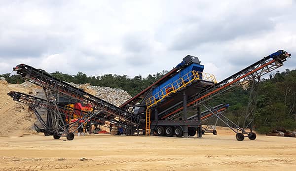 stone mobile crusher for sale