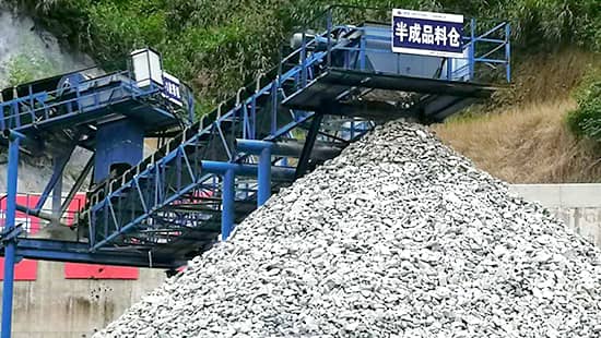 stone crushing production line