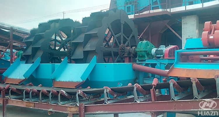 bucket wheel sand wasehr