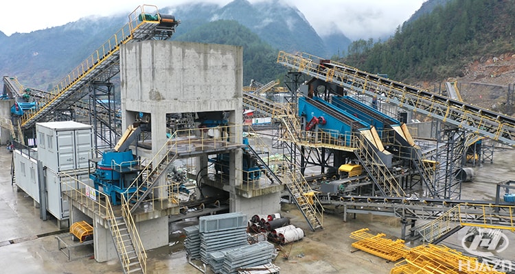 hydropower station sand and stone production line