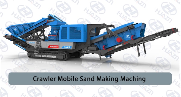 crawler mobile sand making machine