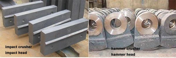 impact hammer crusher hammer head