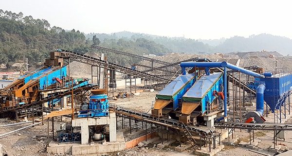 small stone crushing production line