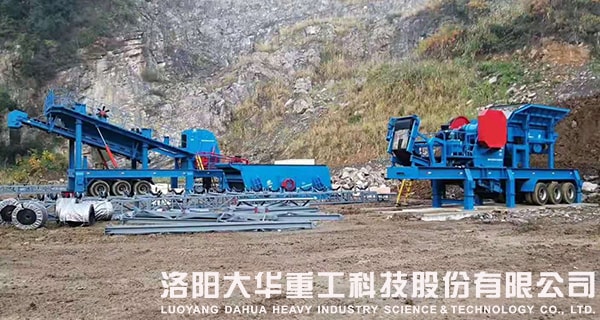 mobile sand making line