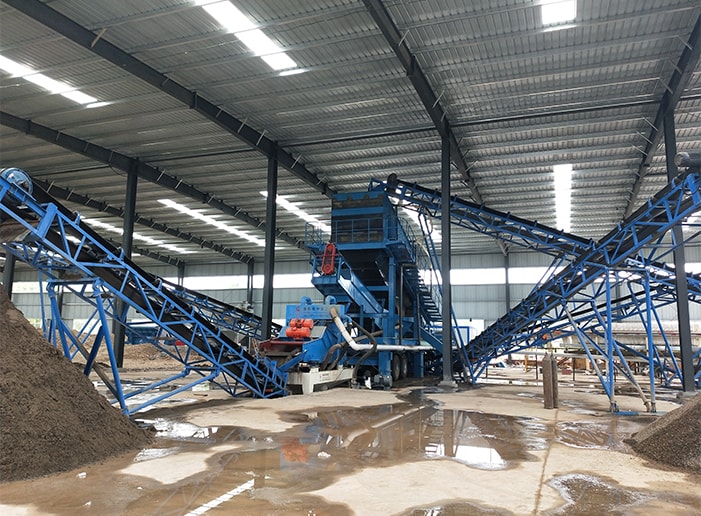 quartz sand stone crushing production line