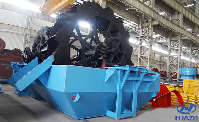 bucket wheel sand washer