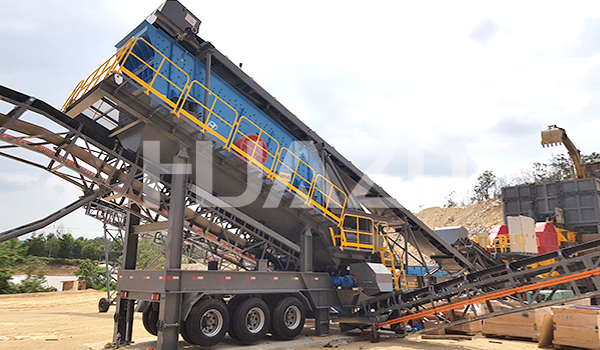 mobile crushing station