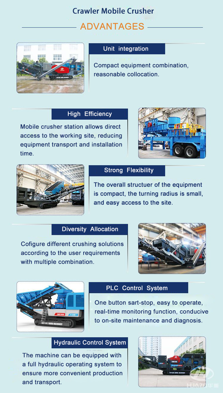 advantages of mobile crushing station plant