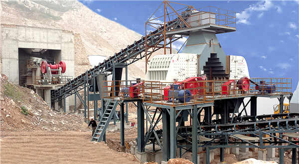 crushing station for stone