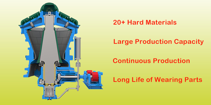 gyratory crusher advantages