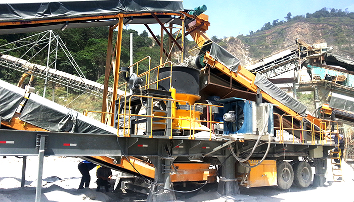 mobile crusher crushing station fast move