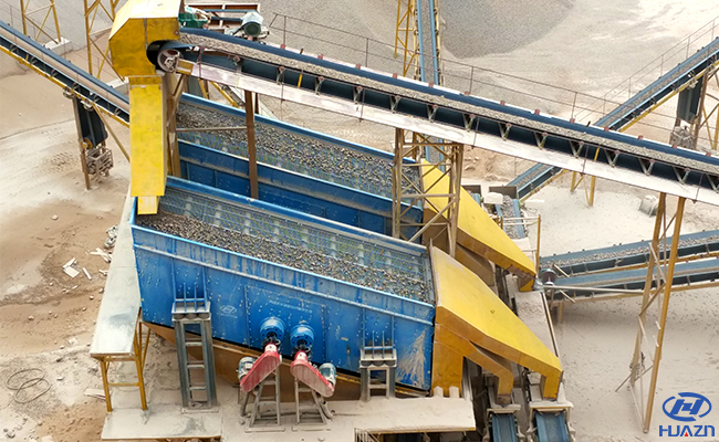 vibrating screen for stone screening