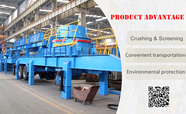 mobile sand making crusher plant