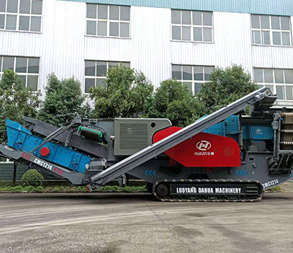 mobile impact crushing plant