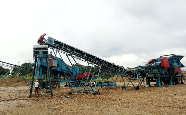 mobile sand making plant