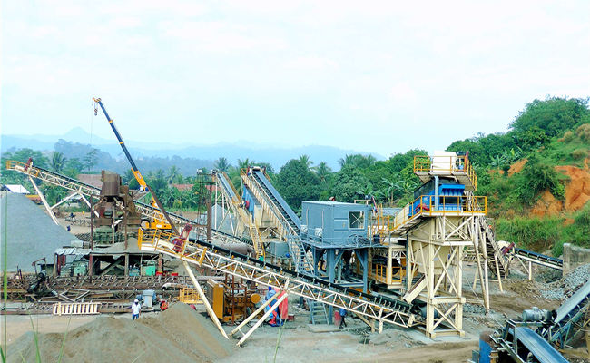 fixed crushing plant