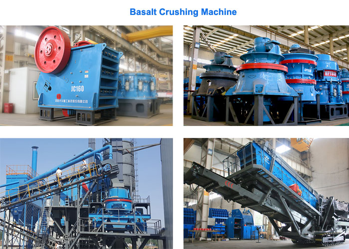 basalt crushing machine
