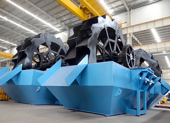 Bucket Wheel Type Sand Washer