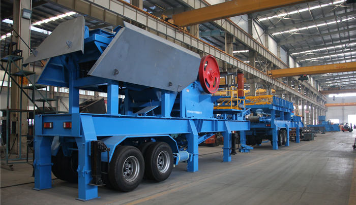 mobile crushing plant