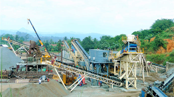 sand and aggregate production line