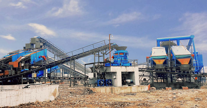 100tph sandandaggregate production line