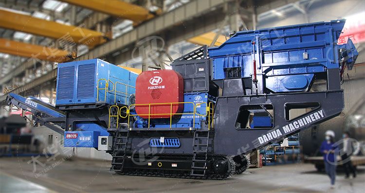 400TPH crawler-type mobile jaw crushing plant