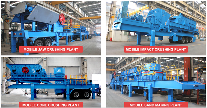 tyre mobile crushing station