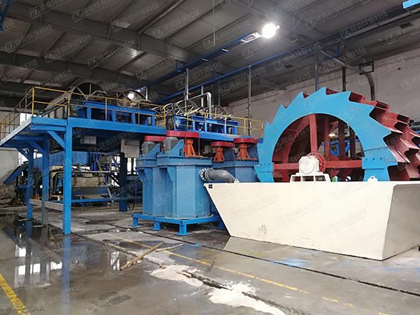 wheeled sand washing machine