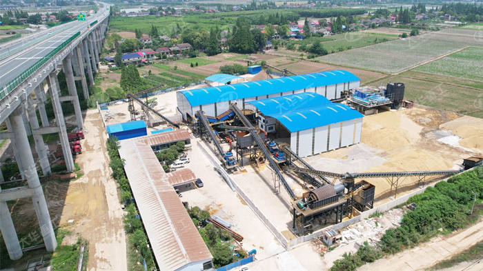 Huazn River Pebble Sand Production Line 