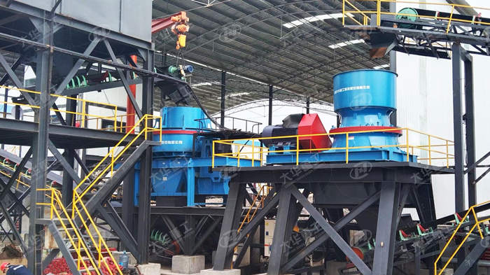 CONE CRUSHER AND SAND MAKING MACHINE